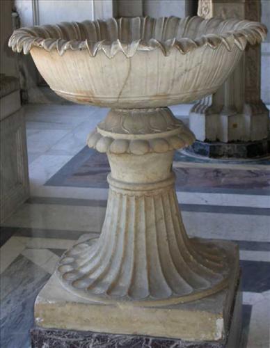 Alzado de una copa del Museo Pío Clementino