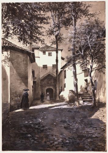 Monasterio de Santa Isabel la Real de Granada. Puerta reglar