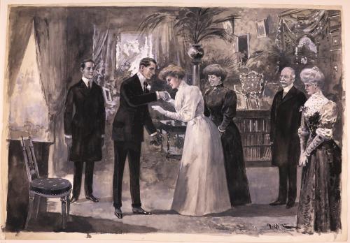 Primer encuentro de Alfonso XIII y Victoria Eugenia en Villa Mouriscot (Biarritz)