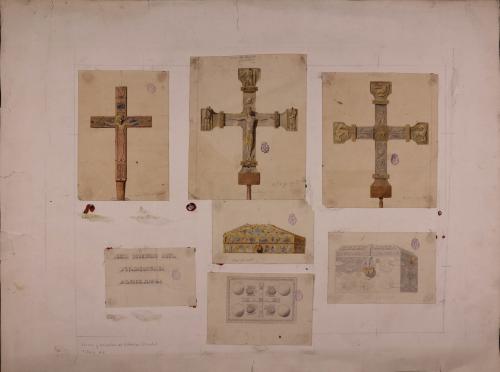 Cruces y arquetas con inscripciones árabes de Asturias