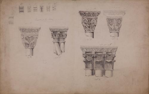 Capiteles y modillones del monasterio de San Pedro de Cardeña (Burgos)
