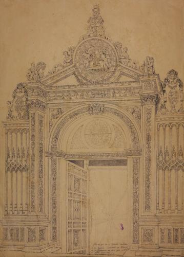 Puerta de la Presentación del claustro de la catedral de Toledo