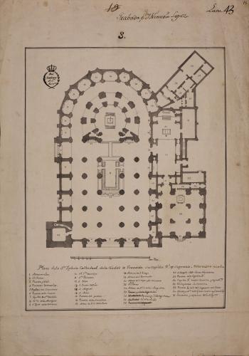 Planta de la catedral de Granada