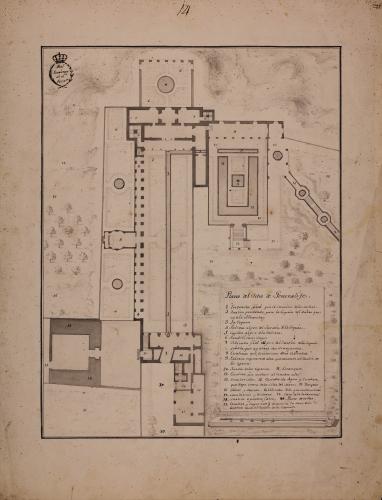 Planta del palacio del Generalife