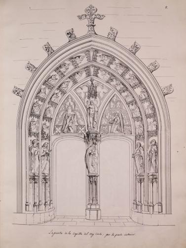 Puerta de la capilla de Nuestra Señora del rey Casto