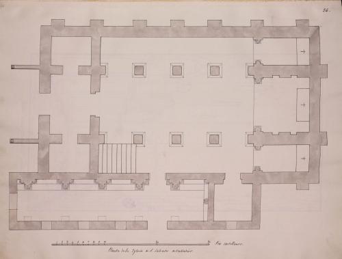 Planta de la iglesia de San Salvador de Valdedios (Villaviciosa)