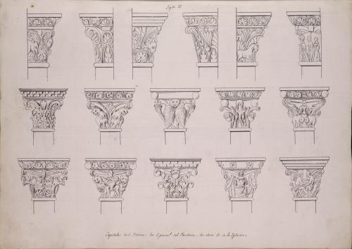 Capiteles románicos de la iglesia y panteón de los reyes de San Isidoro