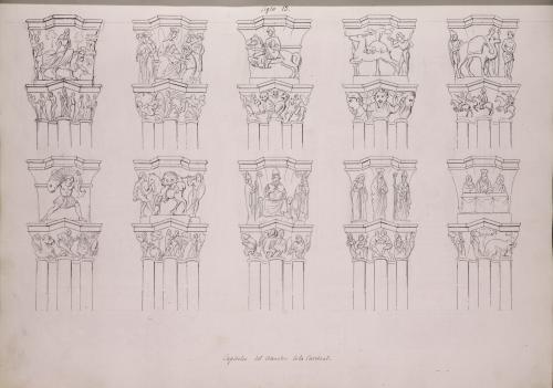 Capiteles del claustro de la catedral de León