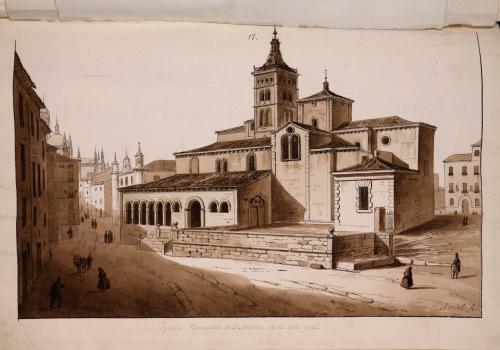 Vista de la iglesia de San Martín 