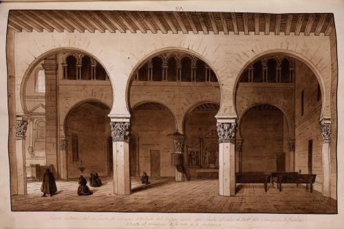 Vista del interior del convento del Corpus Christi, antigua sinagoga de Segovia