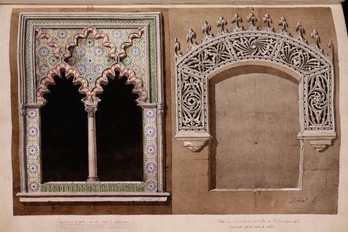 Ventana árabe de la casa de las Cadenas y del palacio de San Martín de Enrique IV