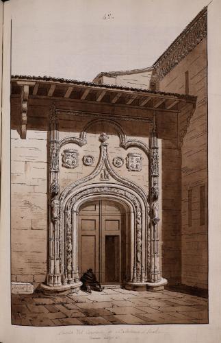 Puerta del monasterio de San Antonio el Real (Segovia)
