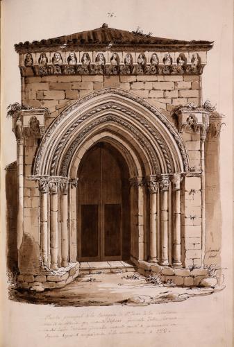 Puerta de la iglesia de San Juan de los Caballeros (Segovia)