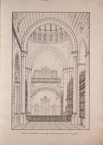 Vista del interior de la catedral de Zamora