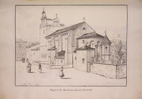 Vista de la iglesia de santa María la Nueva de Zamora