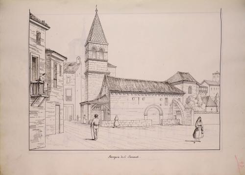 Vista de la iglesia de San Leonardo en Zamora