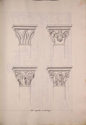 Capiteles románicos de la iglesia de Santiago del Burgo de Zamora