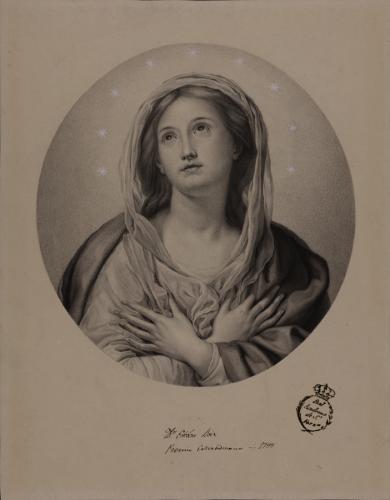 Estudio de la Inmaculada de Mengs