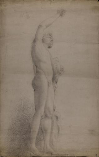 Estudio de escultura de Dionisos, anteriormente llamado Fauno Medici