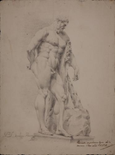 Estudio del Hércules Farnese