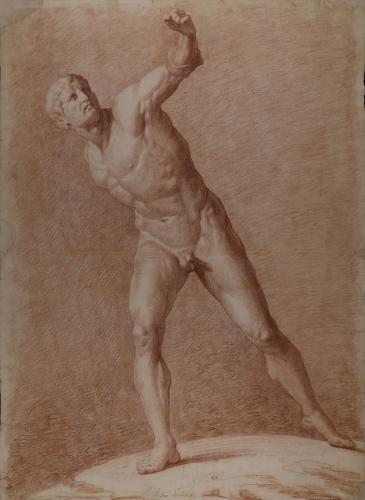 Estudio del gladiador Borghese