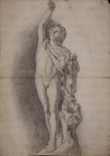 Estudio de escultura de Dionisos, anteriormente llamado Fauno Medici