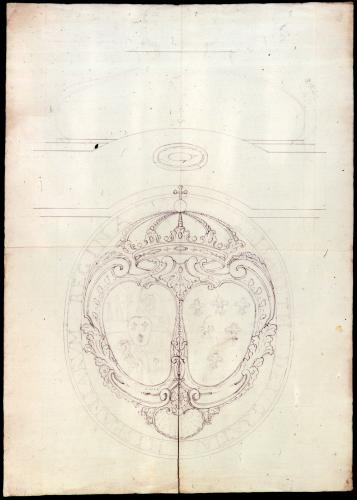 Escudo de Felipe V e Isabel de Farnesio.