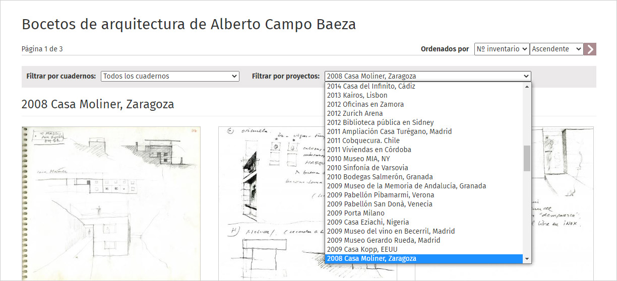 Proyectos del arquitecto Alberto Campo Baeza