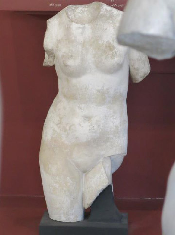 Plaster of an antique female torso, Dresden, Abguss-Sammlung Anton Raphael Mengs, Dresden, Staatliche Kunstsammlungen, inv. ASN 2383