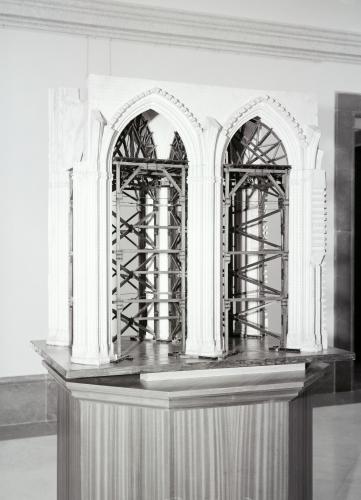 Maqueta del proyecto de una nave de la catedral de Sevilla