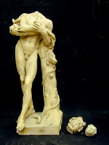 Sileno con Dionisos niño