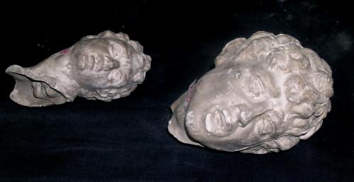 Las cabezas de los dos hijos del Laocoonte