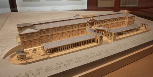 Maqueta de todo el edificio que se proyectó para Gabinete de Historia Natural y Academia de Ciencias según proyecto de D. Juan de Villanueva en 1785