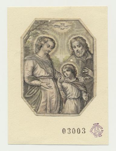 [María, Jesús y José]