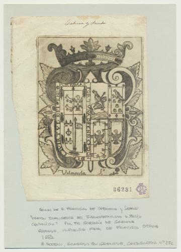 [Escudo de armas de Francisco de Cabrera y Sande]