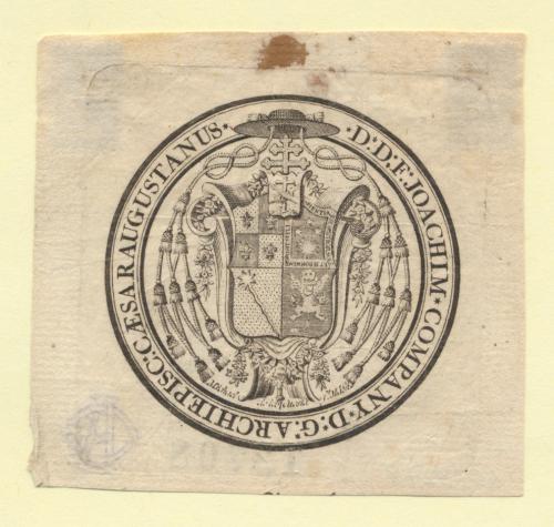 Escudo de Armas de Joaquín Company, Obispo de Zaragoza