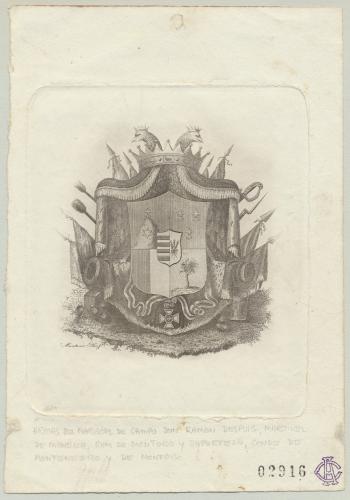 [Escudo de armas de Ramón Despuig y Zaforteza , Conde de Montenegro y Montoro]