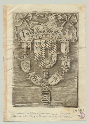 [Escudo de Armas de Fernando de Aragón y Moncada, Príncipe de Paternó]
