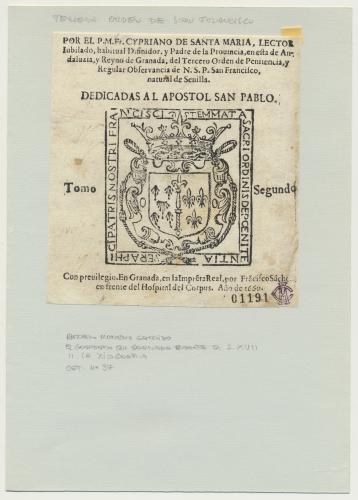 [Escudo de la Orden de San Francisco]