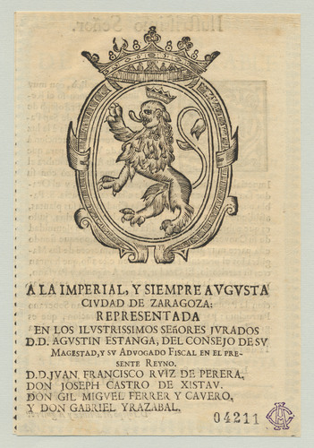 [Escudo de la ciudad de Zaragoza]