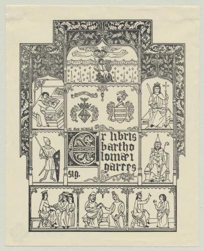 Ex Libris de Bartholomae I Garres