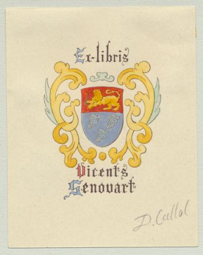 Ex Libris de Vicents Genovart