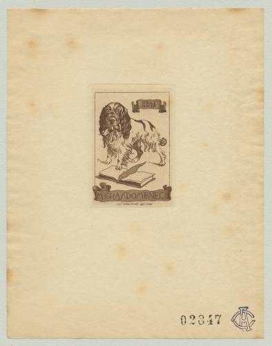 Ex Libris M. Gras Domenech