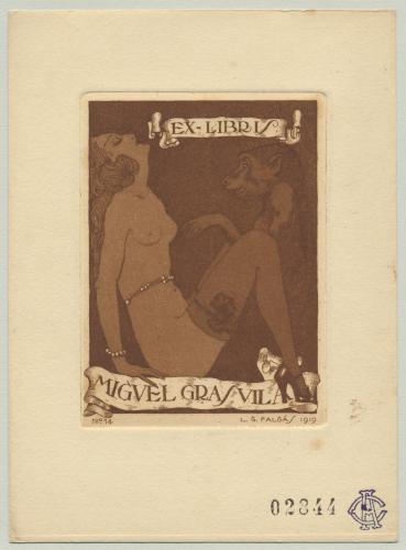 Ex Libris Miguel Gras Vila