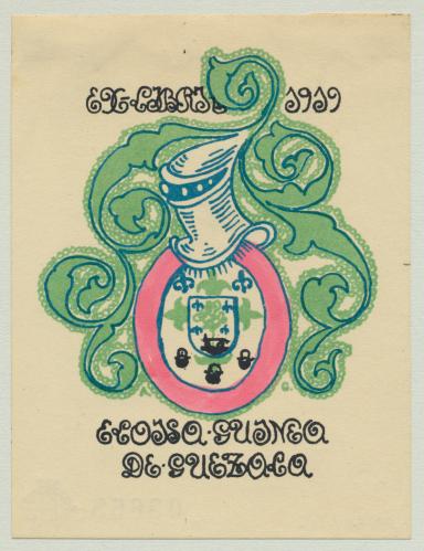 Ex Libris Eloisa Guinea de Guezala
