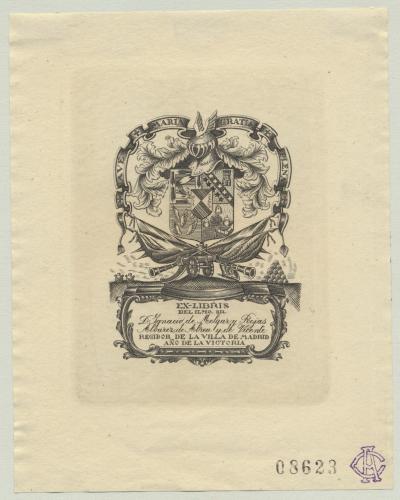 Ex Libris del Ilmo. Sr. D. Ygnacio de Melgar y Rojas