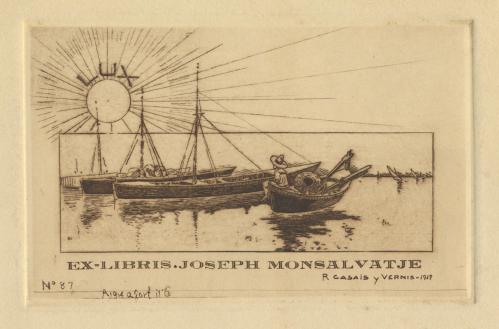 Ex Libris Joseph Monsalvatje