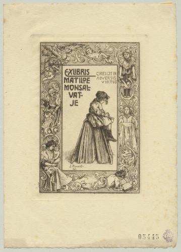 Ex Libris Matilde Monsalvatje