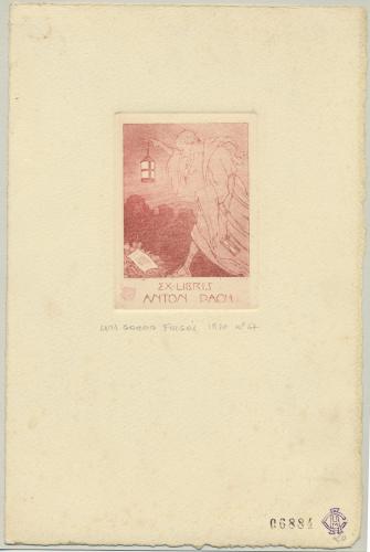 Ex Libris Anton Pach