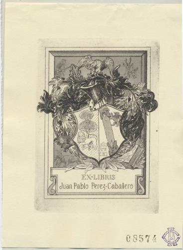 Ex Libris Juan Pablo Perez-Caballero